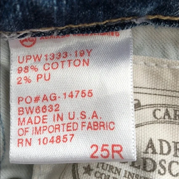 • AG Jeans • The Stilt Roll Up Jeans 19 Years 25 - Picture 4 of 6